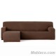 Funda Sofá Chaise Longue Troya Brazo Corto Izquierdo Chocolate