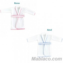 Batin Coralina Bebe y Niño Blanco con Ribete