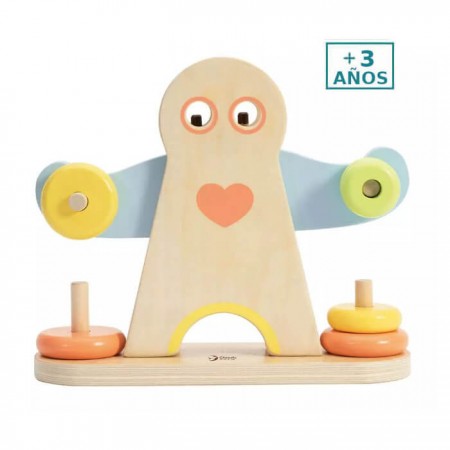 Báscula de madera Hércules Classic World +3 años Juguete madera - para niños