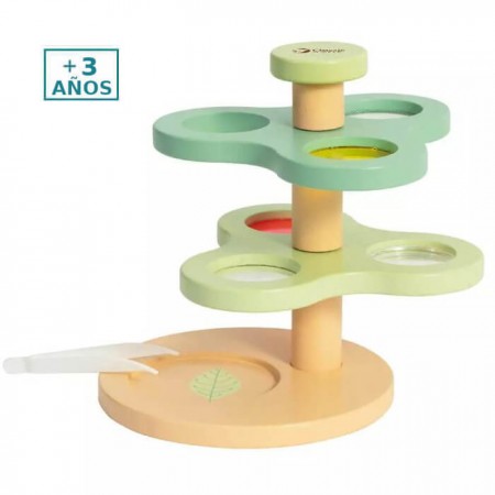 Lupa y prismas de exploración Classic World +3 años Juguete madera - colores para niños