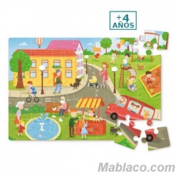 Puzzle mini Verano en la ciudad Dodo +4 años