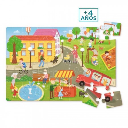 Puzzle mini Verano en la ciudad Dodo +4 años - de niños