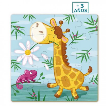 Puzzle Jirafa Dodo +3 años - de niños