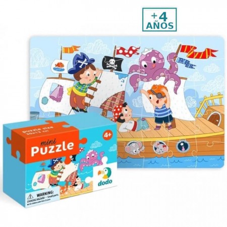 Puzzle mini Aventuras en el mar Dodo +4 años - de niños