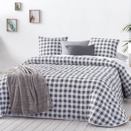 Edredón Comforter Jacquard Lenzo Negro