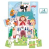 Puzzle mini Pequeñas princesas Dodo +4 años Puzzle mini Pequeñas princesas Dodo +4 años