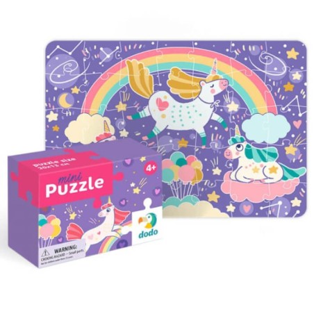 Piezas Puzzle mini Unicornios Dodo +4 años