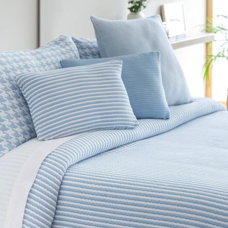 Colcha Jacquard Reversible Pana Celeste