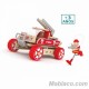 Set de construcción Bomberos Classic World +3 años Juguete madera