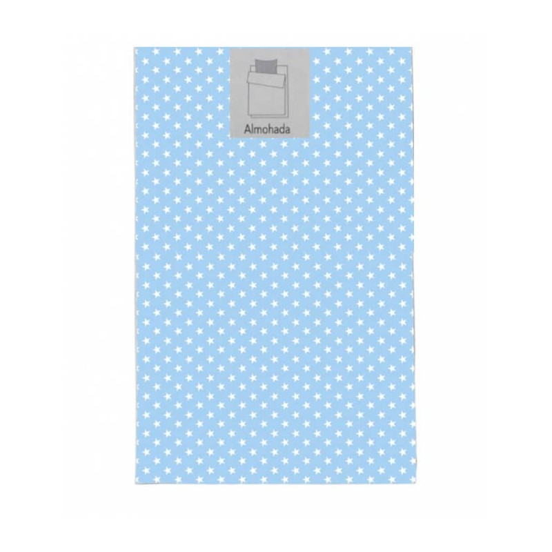 Funda de Almohada Estampada Nia Azul