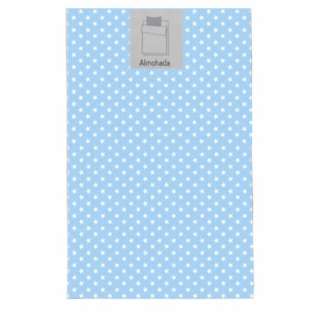 Funda de Almohada Estampada Nia Azul
