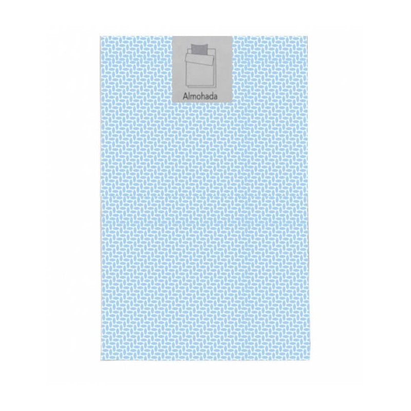 Funda de Almohada Estampada Kobe Azul