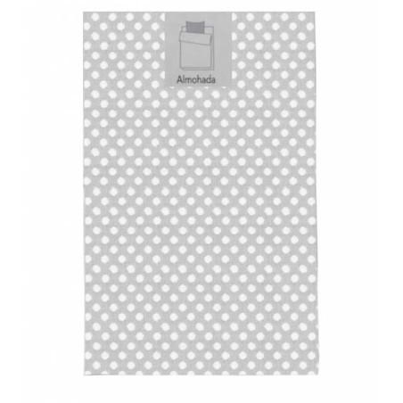 Funda de Almohada Estampada Luana Gris