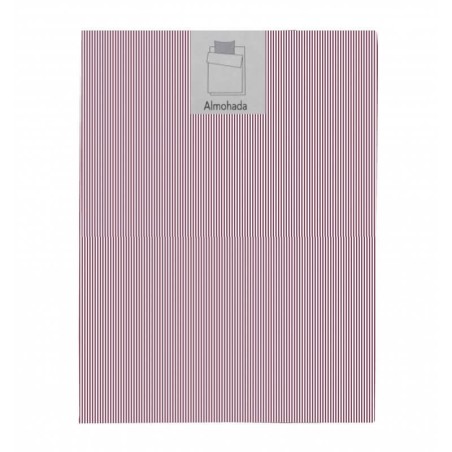 Funda de Almohada Estampada Nalu Burdeos