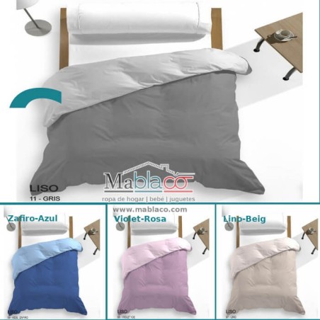 Funda Nórdica Lisa Reversible 4 colores