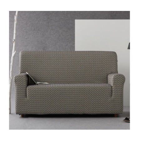 Funda de Sofá Elástica Chevron Zebra Textil 1 Plaza