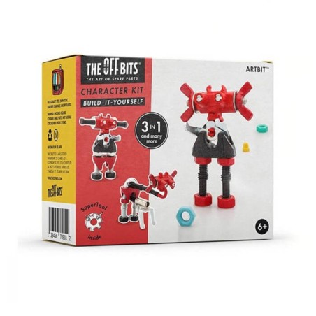 Caja presentación del Kit de construcción Robot ArtBit The Offbits +6 años