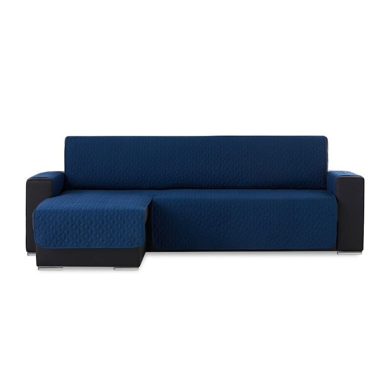 Cubre Chaise Longue Geo Teflón Azul Izquierda