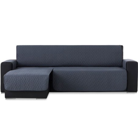 Cubre Chaise Longue Geo Teflón Gris Izquierda