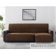 Cubre Chaise Longue Velvet Terciopelo Marrón Derecha