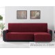 Cubre Chaise Longue Velvet Terciopelo Rojo Derecha