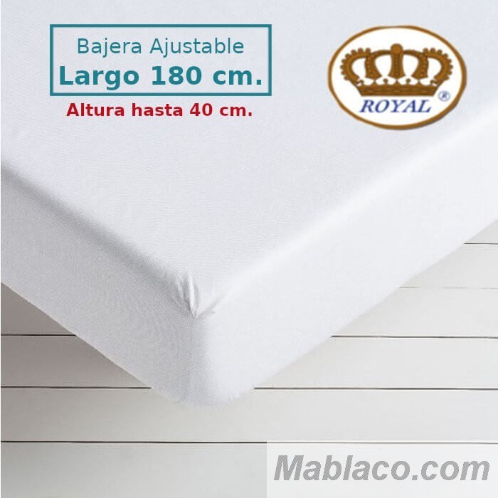 Sábanas Bajeras Ajustable Largo 180 alto 40 cm Royal