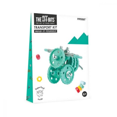 Caja presentación Kit de construcción Transporte PiperBit The Offbits +6 años