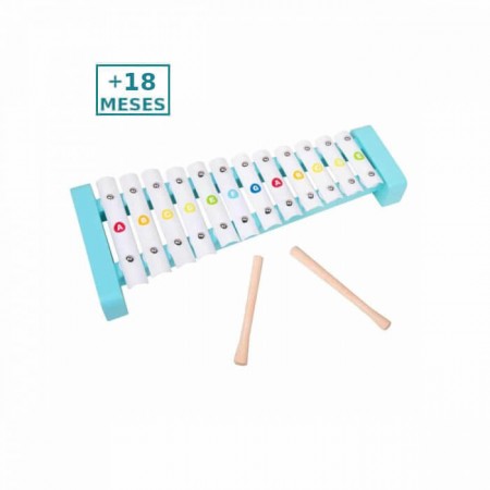 Xilófono Tucán Classic World +18 meses Juguete madera - letras para niños