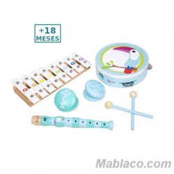 Set musical Tucán Classic World +18 meses Juguete madera