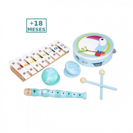 Set musical Tucán Classic World +18 meses Juguete madera - juguetes para niños