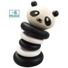 Sonajero Panda Classic World +6 meses Juguete madera