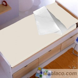 Saco Nórdico Liso Bicolor Arena Blanco cama 90