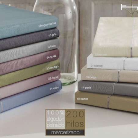 Fundas de almohada Lisas 100% Algodón 200 hilos 