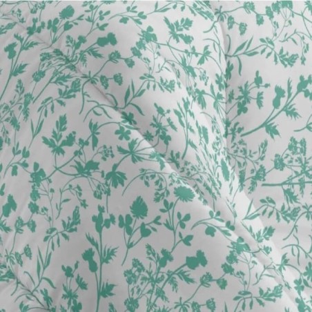 Edredón Comforter Garden Turquesa Reverso