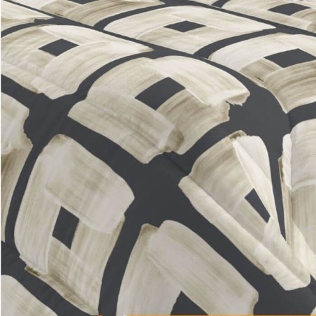 Detalle Comforter Arco Marrón Reverso