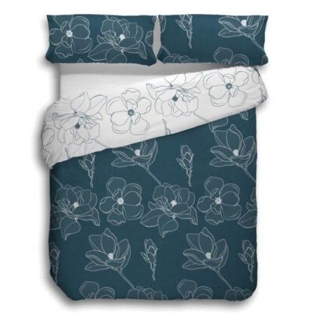 Funda Nórdica Reversible Leiden Zafiro Anverso