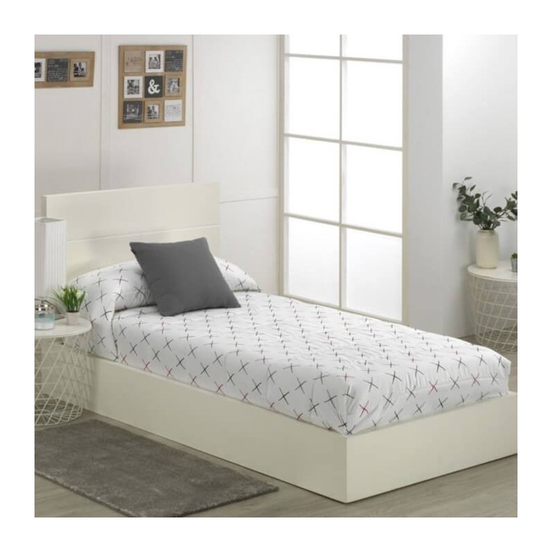 Edredón Ajustable Bruna Gris Edredón Ajustable Bruna Gris