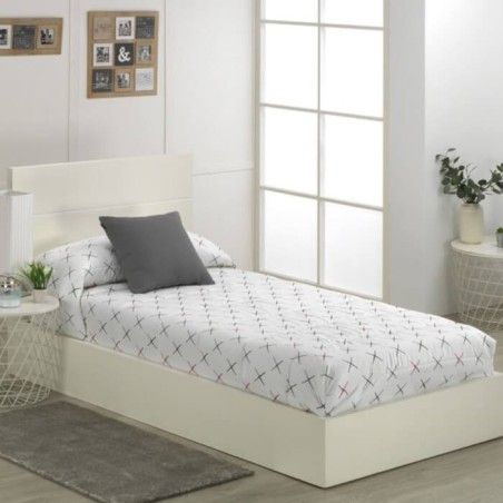 Edredón Ajustable Bruna Gris