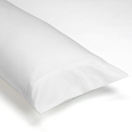 Detalle Funda de Almohada 300 hilos Algodón Orgánico Blanco