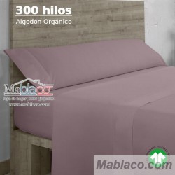 Juego de Sábanas Nectar 300 hilos 100% Algodón Orgánico Pespunte