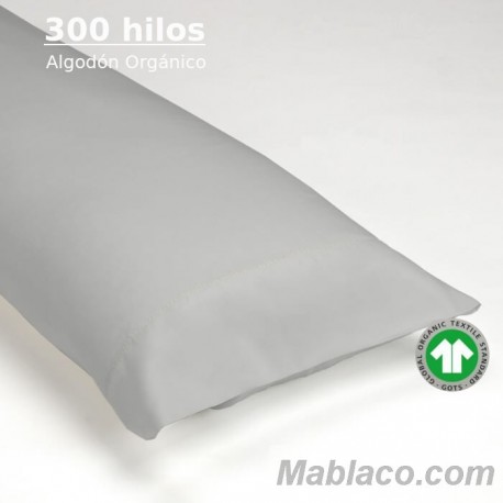 Funda de Almohada Perla 300 hilos 100% Algodón Orgánico Vainica