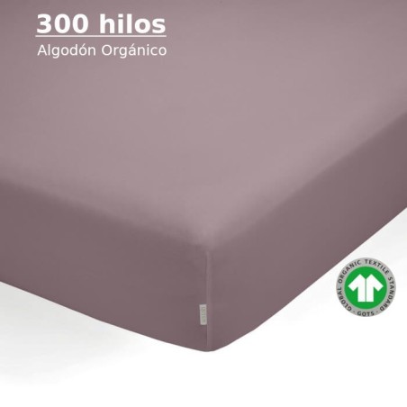 Sábana Bajera Nectar Satén 300 hilos 100% Algodón Orgánico