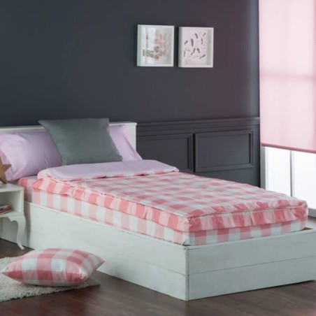 Saco Nórdico Vichy Rosa