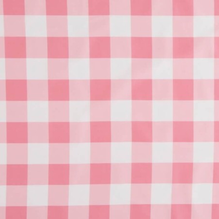 Detalle Saco Nórdico Vichy Rosa