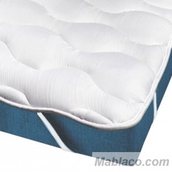 Cubrecolchón acolchado reversible de algodón Oslo Medidas Protectores y  toopers Cama 90cm (90x190cm)