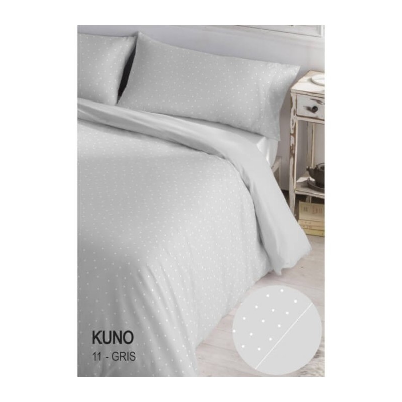 Funda Nórdica Reversible Kuno Gris