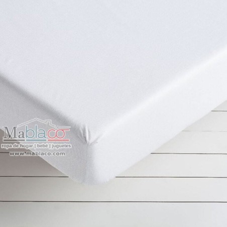 Sábana Bajera Blanca Fabicada A medida para Cunas, Camas Monterori, Atucarabanas, Monovolumen Camperizadas