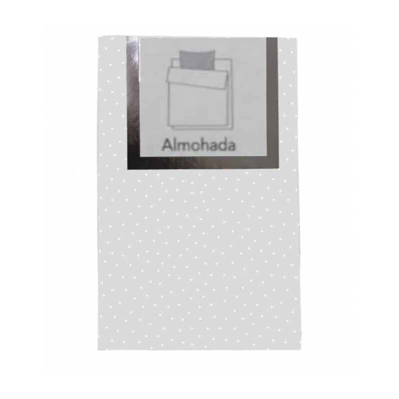 Funda de Almohada Estampada Kuno Gris