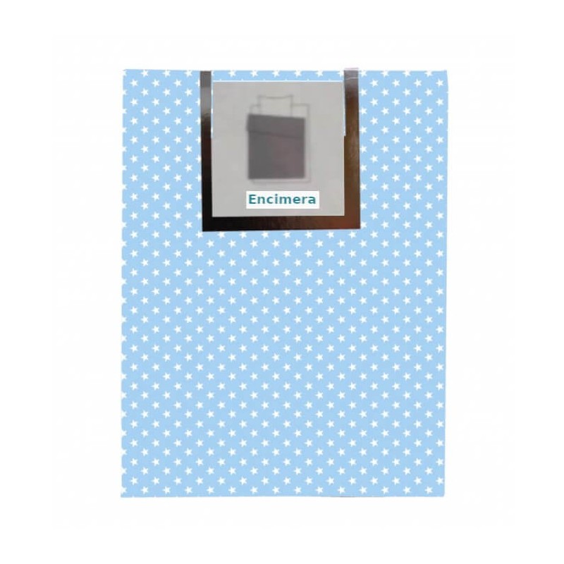 Sábanas Encimeras Estampada Nia Azul