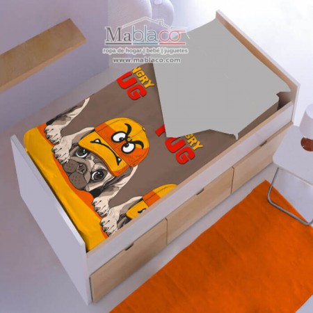 Saco Nórdico Coralina Invierno Tommy Pug - juego de cama